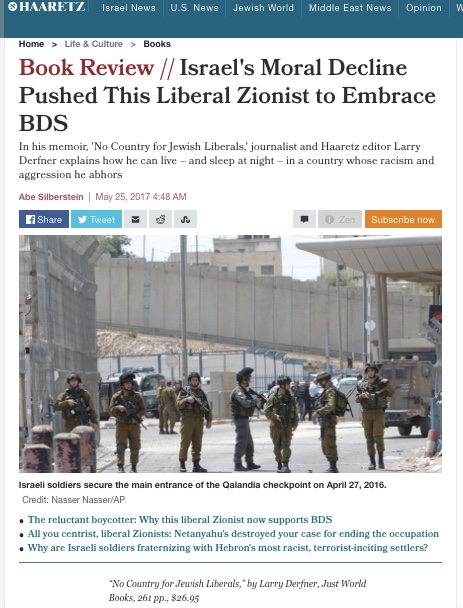 haaretz derfner review image