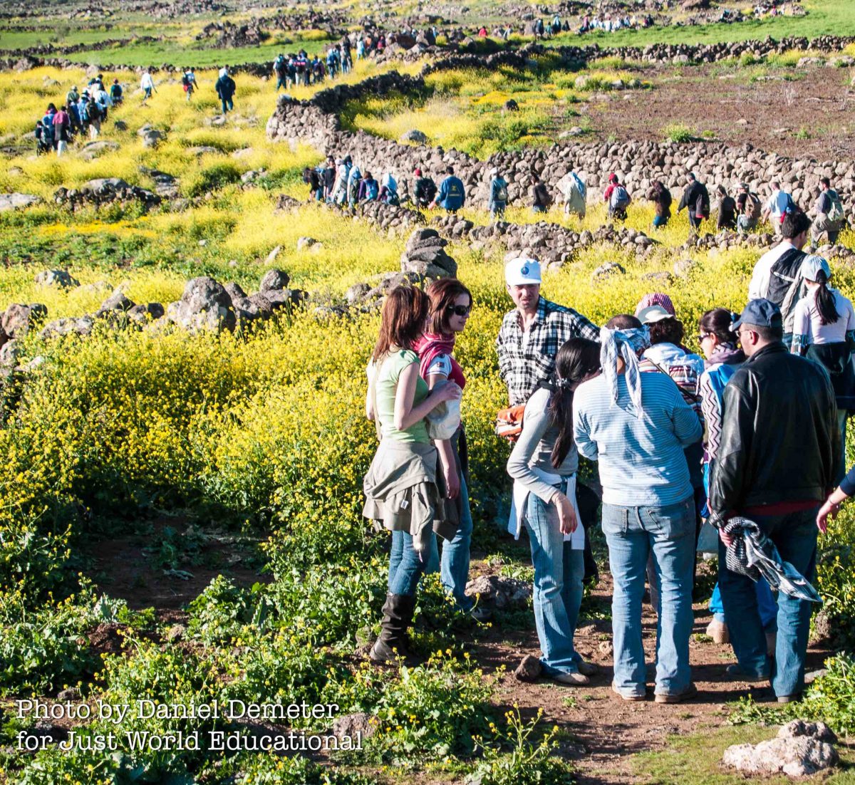 Hiking group, alQaraya Just World Educational