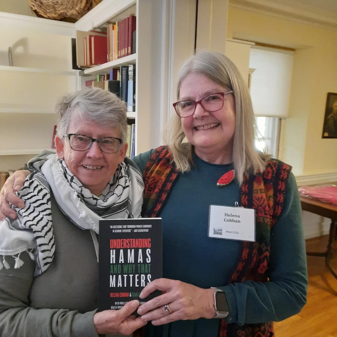 Helena Cobban and Lora - Just World Educational